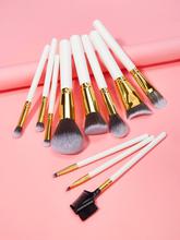 Two Tone Handle Makeup Brush 11pcs