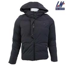 KILOMETER Solid Cotton/Silicon Mix Puffer Jacket For Men - KM 7958