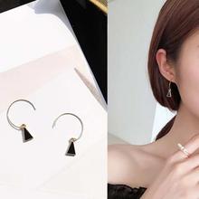 Minimalist Geometric Mini Triangle Stud Earrings