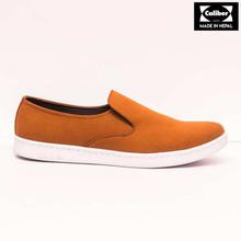 Caliber Shoes Tan Brown Casual Slip On Shoes For Men - (332 SR )
