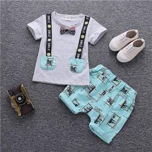 Baby Boy Clothes Summer Children Clothing Cartoon 2018 New