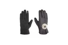 Wind Stopper Touch Screen Thermal Inside Gloves For Ladies - Black