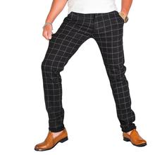 Virjeans Stretchable Cotton Check Black Chinos Pant for Men (VJC 715) 4