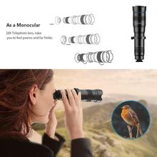 APEXEL 36X Phone Camera Lens Telescope Lens Telephoto Zoom