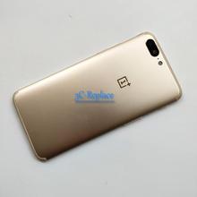 Original 5.5 inch Black/Gold For Oneplus 5 1+ 5 A5000 Back