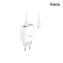 HOCO Easy Charge 3-Port Digital Display Charger Set Type-C C93A