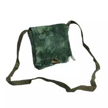 Green Tassel Shoulder Bag For Men