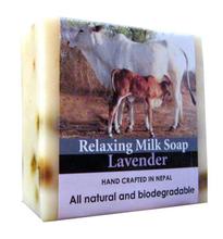Kanti Herbal Relaxing Lavender Milk Soap - 80g