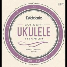 D'Addario Titanium Ukulele Strings Concert