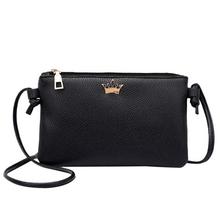 SALE -  Womens Leather messenger Bag Pure Color Shoulder