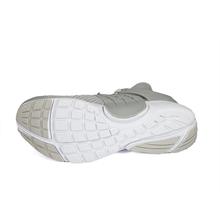 Light Weight Knitted Light Grey Sports Shoe With Extended Ankle - (6107)