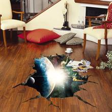 3D Space Planets Sublime Popular Dream World Wall Sticker