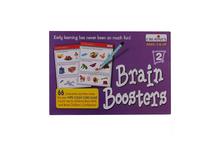 Creative Educational Aids Brain Boosters 2 Cards Game – Purple