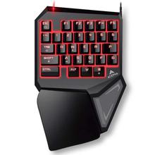 T9 Pro Gaming Keypad Gameboard With Programmable Keys 7 Color LED Backlit, 16-keys Rollover, Brand New Key Layout And Anti-Fatigue Wrist-Pad