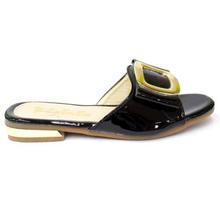 Black Slip On Sandals For Girls