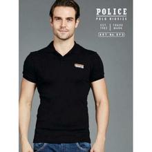 Police BP3 Big Size Polo T-Shirt- White