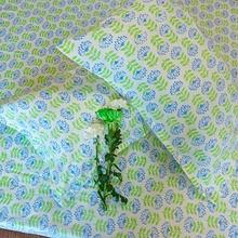 Kaapa Blue Flower Cotton Bedsheet