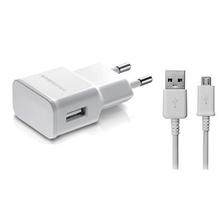 Samsung Galaxy S5 S6 S7 Edge 2 Pin 2A Fast Mains Charger USB Cable EP-TA20EWE