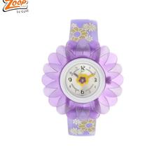 Zoop C4005Pp02 Floral Analog Watch For Girls- Purple