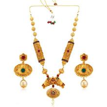 Sukkhi Graceful Gold Plated Necklace Set For Women