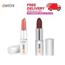 SoulTree Pack Of 2 Lipstick (Java Brown 810, Deep Blush 820) For Women