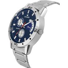 AR-071-BLU Chronograph Pattern Watch  - For Men