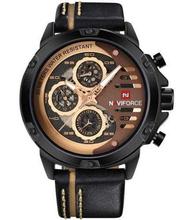 NF9110 Luxury Chronograph Analog Watch for Men - Golden/Black