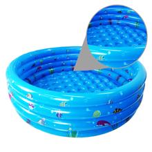 Baby Swimming Pool Bath Tub (150cmx35cm) +Pump | Soft Inflatable Swimming Pool For Kids With Repair Patch