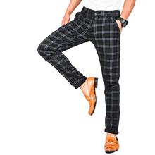 Virjeans Stretchable Cotton Check Black Chinos Pant for Men (VJC 715) 3