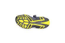 Goldstar Blue/Yellow Velcro Strap Synthetic Slippers For Men