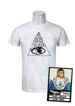 The Eye Print White T-shirt For Men