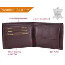 Hornbull Men's Brown Wallet and Belt Combo