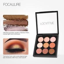 FOCALLURE 9 Colors Earth Tone Shimmer Matte Pigment Glitter