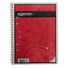 Red A5 Spiral Notebook