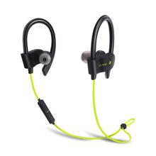 56S Sports Wireless Bluetooth Ear Hook Style In-Ear Earphones Sweatproof Stereo Earbuds Headset with Mic for Smartphone - Green