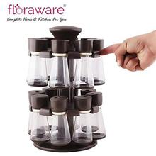 Floraware Plastic Revolving Spice Rack Set, 120ml Each