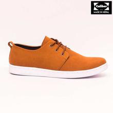 Caliber Shoes Tan Brown Casual Lace Up Shoes For Men - (360 SR)