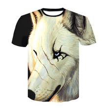 Wolf Warrior by SunimaArt 3D T shirts Men T-shirts New Design Drop