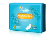 Safety Always Ultra Sanitary Pad, 6count