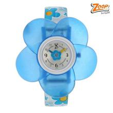 Zoop Silver Dial Analog Watch For Girls- C4004PP01