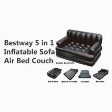 Air Lounge Inflatable Sofa Cum Bed With Free Air Pump
