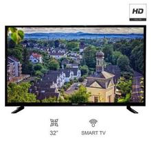 Wega 32" Smart HD Double Glass LED TV With High Sound - (Black)