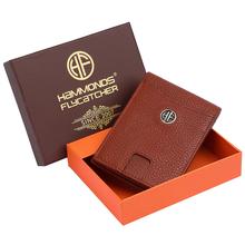 Hammonds Flycatcher Genuine Leather Minimilistic & Slim Tan Money Clip Wallet for Men