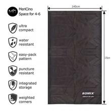 Romix RH33 170*140 CM Light & Portable Nylon Foldable Water-Resistant Pocket Blanket