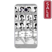 SALE- Exo Kpop band BTS boys pattern hard White Case cover