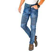 Virjeans Stretchy Ripped Design Biker Denim Choose Pant (VJC 701) Light Blue