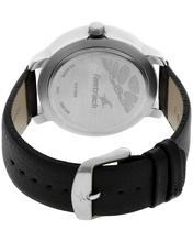 Grey Dial Leather Strap Watch