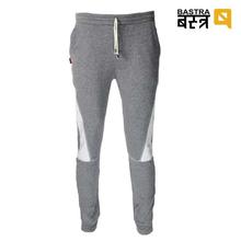 Dark Grey Slim Fit Cotton Fleece Trouser For Men