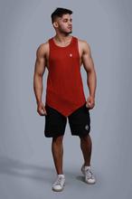 Mars Red Ravic Tank Top For Men