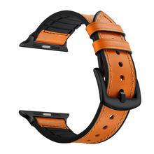 JINYA Hero Leather Band For Apple Watch 42MM / 44MM Yellow